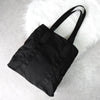 Prada Pocono Tessuto/Leather Tote Bag Black