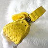 Bottega Veneta 黄色 Intrecciato 皮革单肩包