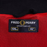 フレッドペリー ブルゾン スウィングトップ ロゴ刺繍 ブラック - NEWSED