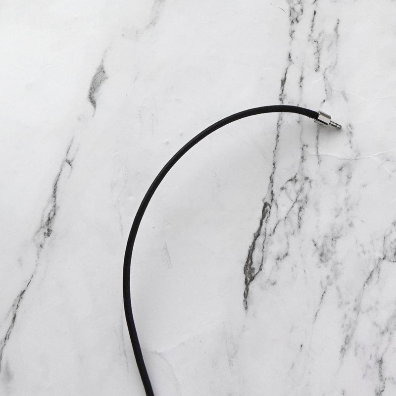 エルメス ヴィヴィリテ ハート カデナ ブレスレット チョーカー ブラック / シルバー - NEWSED