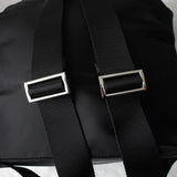 プラダ ポコノ テスート ナイロン サフィアーノレザー ロボット バックパック リュックサック ブラック ギャランティーカード付き - NEWSED