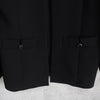 クロエ ブラックフォーマル ノーカラージャケット 総裏地