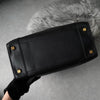ロエベ アナグラム レザー ボストンバッグ ハンドバッグ ブラック