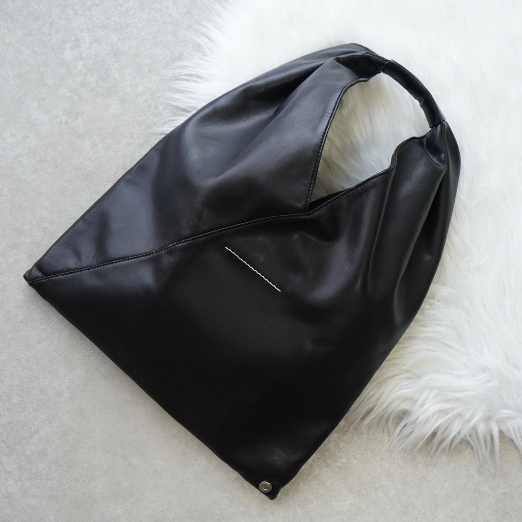 MM6 Maison Margiela 皮革日本包包手提包小号黑色