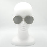 フェンディ ダブルブリッジ メタル サングラス シルバー / ブラック - NEWSED