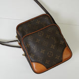 ルイ・ヴィトン モノグラム アマゾン レザー ショルダーバッグ ブラウン - NEWSED