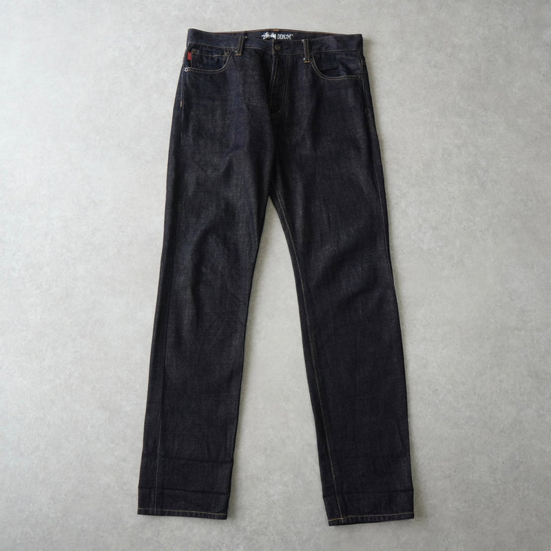 ステューシー ストレート デニム ジーンズ インディゴ - NEWSED