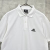 Adidas Performance Logo Short Sleeve Polo Shirt White