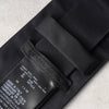 Prada Triangle Plaque Triangle Logo Narrow Tie Black