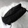 Prada Tessuto / Leather Tote Bag Black