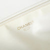 Chanel Coco Mark Caviar Leather Chain Shoulder Bag Tote Bag White
