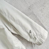 ラコステ バックロゴ ブルゾン ナイロンジャケット ロゴパッチ オフホワイト - NEWSED