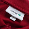 Lacoste 波尔多色徽标短袖 Polo 衫