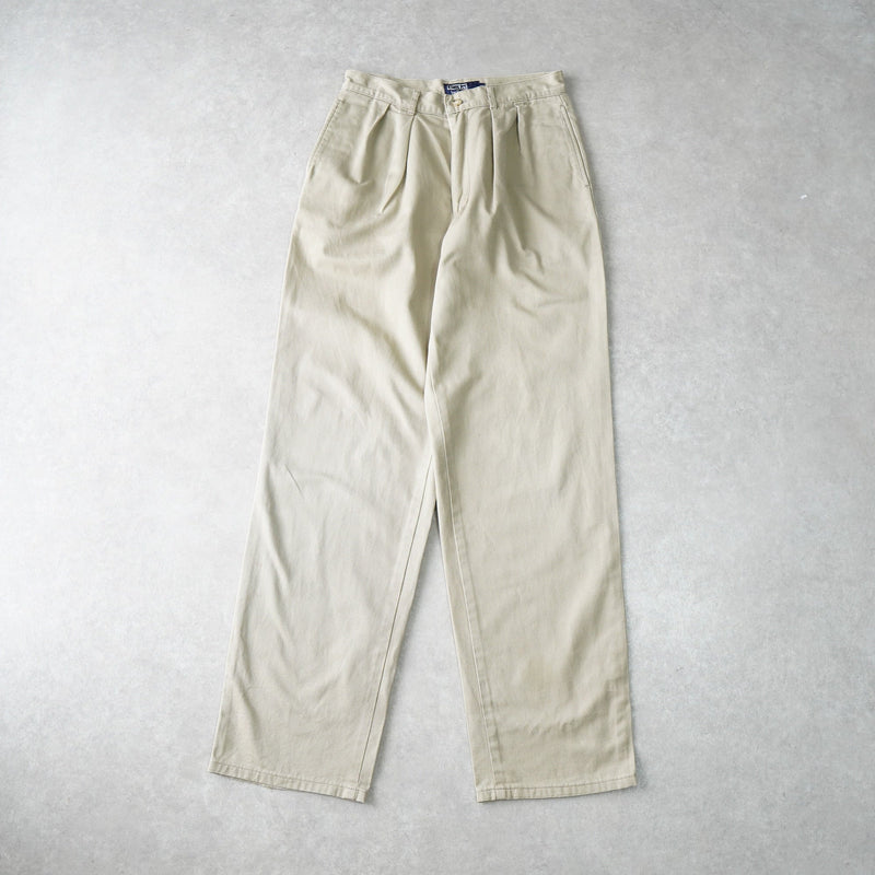 ポロ ラルフローレン デニム チノパン コットンパンツ ベージュ - NEWSED