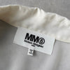 MM6 Maison Margiela 象牙色褶皱船长衬衫