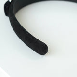 サルバトーレ フェラガモ ヴァラ リボン スエード カチューシャ ブラック - NEWSED