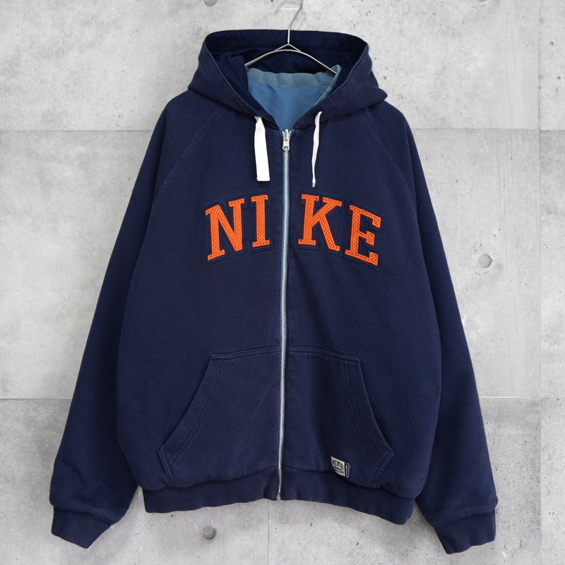 ナイキ ジップアップ リバーシブル パーカー リバーシブル ロゴ