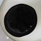 アミパリ アミ パリス ハートロゴ コーデュロイ バケットハット 帽子 ブラック - NEWSED