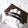 Fendi Vintage Zucca 帆布手提包，棕色