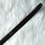 セリーヌ ヴィンテージ サルキー 輪馬車 レザー ベルト ブラック / ゴールド - NEWSED