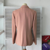 プラダ ウールジャケット コート レディース ピンクベージュ - NEWSED