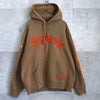 Supreme x 中国长城刺绣连帽衫（棕色）