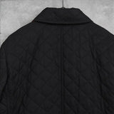 バーバリー ノバチェック キルティングジャケット ブラック 左ボタン - NEWSED
