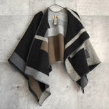 バーバリー カシミヤ混紡 ポンチョ ケープコート マルチカラー レディース - NEWSED