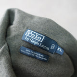 ポロ ラルフローレン ロゴ 刺繍 ポロ ニット グレー - NEWSED