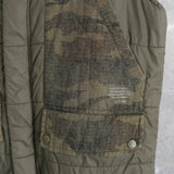 ステューシー ダウンベスト 迷彩柄 カモ柄 カーキ - NEWSED