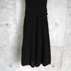Red Valentino 黑色短袖针织连衣裙