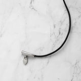 エルメス ヴィヴィリテ ハート カデナ ブレスレット チョーカー ブラック / シルバー - NEWSED