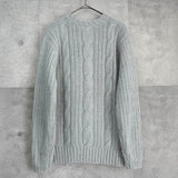ポールスミス ケーブル編み アルパカ混紡 ニット グレー - NEWSED