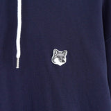 メゾン キツネ フォックスヘッド パーカー フーディー ネイビー - NEWSED