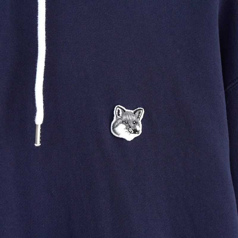 メゾン キツネ フォックスヘッド パーカー フーディー ネイビー - NEWSED