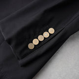 グッチ 金ボタン シングル テーラードジャケット ブレザー ブラック - NEWSED