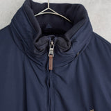 ポロ ラルフローレン ブルゾン ロゴ 刺繍 フリース裏地 ネイビー - NEWSED