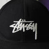 ステューシー ロゴ キャップ ブラック