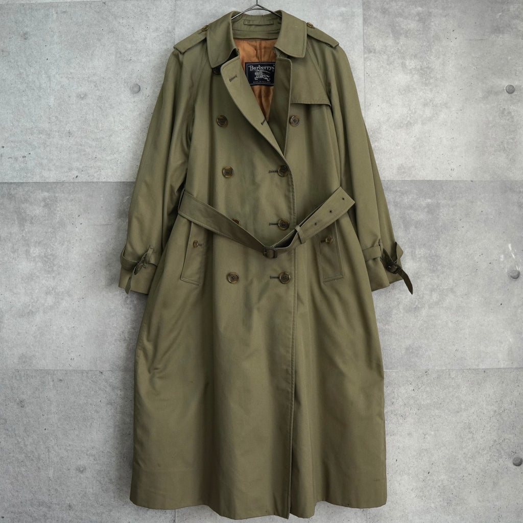 バーバリー ヴィンテージ  ライナー トレンチコート カーキ
