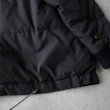 バーバリー ヴィンテージ ノバチェック ウールニット裏地 ダウンジャケット ブラック - NEWSED