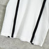 Fred Perry 徽标刺绣短袖 Polo 衫 白色/黑色