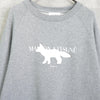 Maison Kitsune Sweatshirt with Fox Logo in Gray