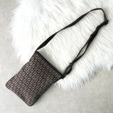 フェンディ ズッキーノ キャンバス ショルダーバッグ サコッシュ ブラウン - NEWSED