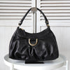 Gucci Abbey Guccissima 黑色单肩包