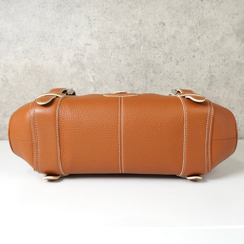 ロエベ センダ レザー ハンドバッグ ブラウン | ブランド古着を扱う