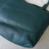 MM6 Maison Margiela 皮革托特包 蓝绿色