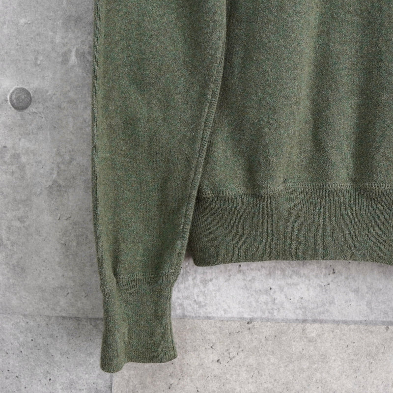 ポロ ラルフローレン ロゴ ニット カーキ - NEWSED