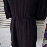 ルイ ヴィトン パフスリーブ シフォン ワンピース ブラック - NEWSED