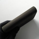 プラダ トライアングルロゴ ナイロン / サフィアーノレザー 三つ折り財布 カーキグレー - NEWSED