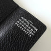 メゾン マルジェラ 四つタグ レザー 三つ折り財布 ブラック